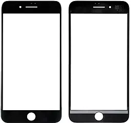 Корпусне скло дисплея Apple iPhone 8 Plus (з OCA плівкою і поляризаційною плівкою) with frame (original) Black