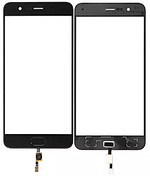 Корпусне скло дисплея Xiaomi Mi Note 3 (зі сканером відбитка пальця) (original) Black