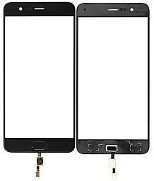 Корпусне скло дисплея Xiaomi Mi Note 3 (зі сканером відбитка пальця) (original) Black - фото Корпусне скло дисплея Xiaomi Mi Note 3 (зі сканером відбитка пальця) (original) Black