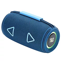 Колонки акустические T&G TG657 RGB Blue - фото Колонки акустические T&G TG657 RGB Blue
