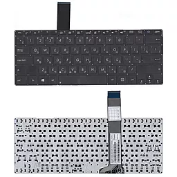 Клавіатура для ноутбуку Asus VivoBook S300K S300KI S300 S300C без рамки чорна