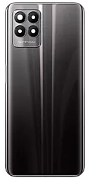 Задняя крышка корпуса Realme 8i со стеклом камеры, Original Space Black - фото Задняя крышка корпуса Realme 8i со стеклом камеры, Original Space Black