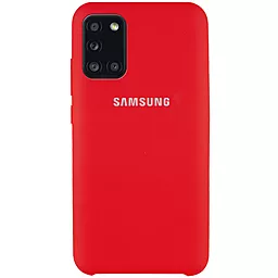 Чехол Epik Silicone Cover (AAA) Samsung A315 Galaxy A31  Red