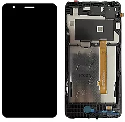 Дисплей ZTE Blade A31 Plus с тачскрином и рамкой, Black
