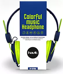 Навушники Havit HV-H2198D Blue/Green - мініатюра 6