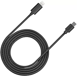 USB PD Кабель Canyon 20w 3a 2m USB Type-C - Lightning cable black (9CNE-CFI12B)	
