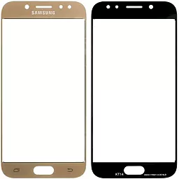 Корпусне скло дисплея Samsung Galaxy J5 Duos J500 (J500F, J500H, J500M) (original) Gold