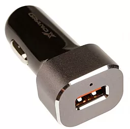 Автомобильное зарядное устройство с быстрой зарядкой Grand-X 18w QC3.0 home charger black (CH-27)