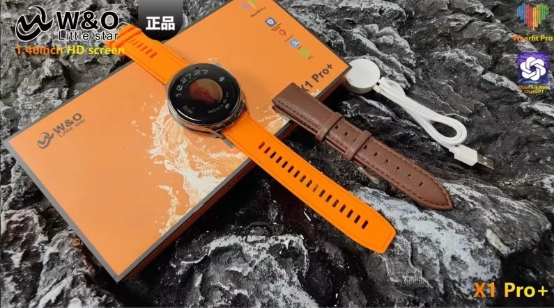 Смарт-годинник W&O X1 Pro Plus Silver - фото 3