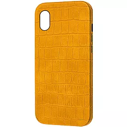 Чехол Epik Croco Leather Apple iPhone XR (6.1") Yellow