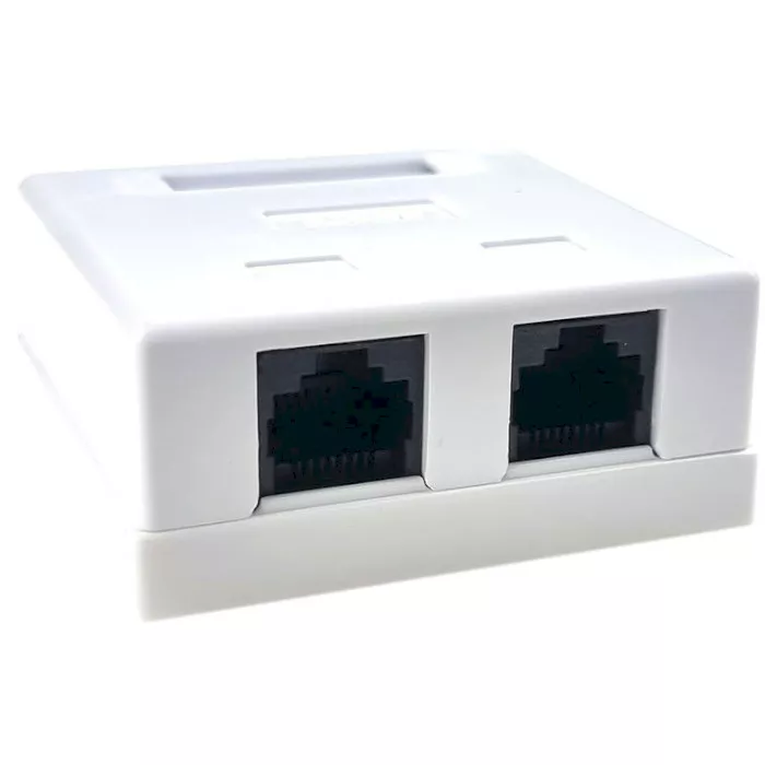 Розетки EServer 2хRJ-45 Cat. 5e (WT-2015A) - фото 1