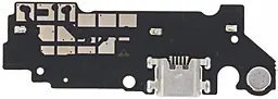 Нижняя плата ZTE Blade A31 с разъемом зарядки, микрофоном
