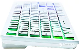 Клавиатура REAL-EL Comfort 7070 Backlit (EL123100019) White - миниатюра 4
