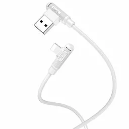 Кабель Hoco X46 Soft Silicone USB-A - Lightning 12w 2.4a 1м cable White - мініатюра 2 Кабель Hoco X46 Soft Silicone USB-A - Lightning 12w 2.4a 1м cable White - мініатюра 2