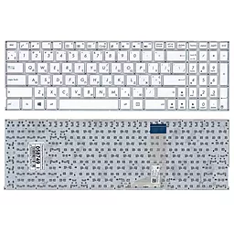 Клавіатура для ноутбуку Asus X756 горизонтальний Enter White