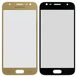 Корпусне скло дисплея Samsung Galaxy J3 J330F 2017 Gold - фото Корпусне скло дисплея Samsung Galaxy J3 J330F 2017 Gold