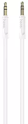 Аудиокабель Hoco UPA16 AUX mini Jack 3.5мм - 3.5мм 1 м White