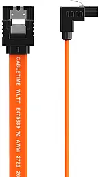 Сата кабель передачі даних кутовий 50см Cabletime SATA III M-M (CA915903) - фото Сата кабель передачі даних кутовий 50см Cabletime SATA III M-M (CA915903)