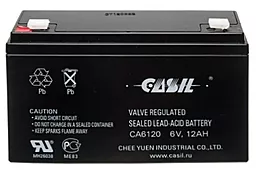 Аккумуляторная батарея Casil 6V 12Ah (CA6120) - миниатюра 2