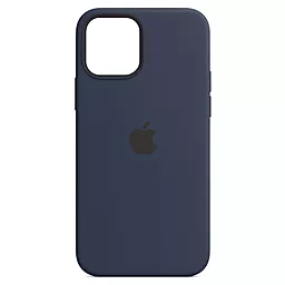 Чехол Apple Silicone Case with MagSafe iPhone 12 Mini Deep Navy (09372)