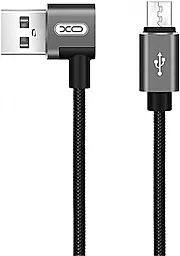 Кабель XO NB31 USB-A - micro USB 12w 2.4a 1м cable Black - фото Кабель XO NB31 USB-A - micro USB 12w 2.4a 1м cable Black