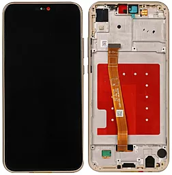 Дисплей Huawei P20 Lite 2018, Nova 3e с тачскрином и рамкой, оригинал, Gold - фото Дисплей Huawei P20 Lite 2018, Nova 3e с тачскрином и рамкой, оригинал, Gold