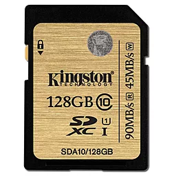 Карта памяти Kingston SDXC 128GB Ultimate Class 10 UHS-I U1 (SDA10/128GB)