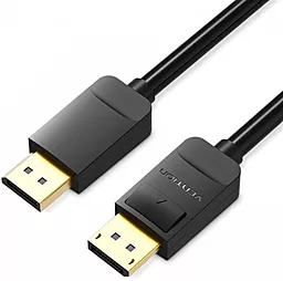 Видеокабель DisplayPort v1.2 4k 60hz 3m black (HACBI) Vention - фото Видеокабель DisplayPort v1.2 4k 60hz 3m black (HACBI) Vention