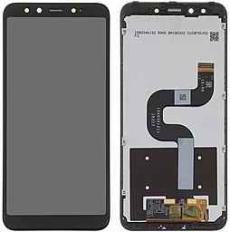 Дисплей Xiaomi Mi A2, Mi6X з тачскріном і рамкою, Black