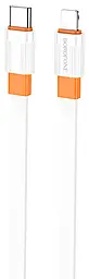 Кабель Borofone BX89 Union USB Type-C - Lightning 20w 3a 1м PD сable White/Orange