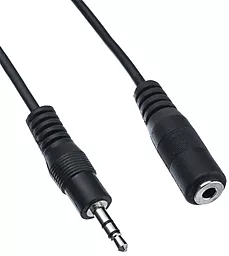Аудио кабель Piko AUX mini Jack 3.5mm M/M Cable 1.5 м чёрный (1283126473937)