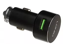 Автомобильное зарядное устройство LDNio C308 Car Charger Set 2USB 3.6A + Lightning Cable Black