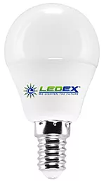 Світлодіодна лампа (LED) LedEX G45 6W 3000К 220V E14 (100869) - мініатюра 2