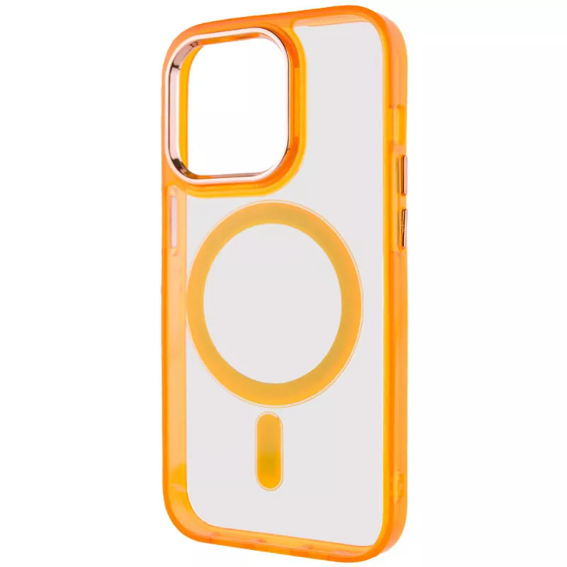Чехол Epik Iris with MagSafe для Apple iPhone 14 Pro Orange - фото 3