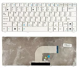 Клавіатура для ноутбуку Asus N10N10AN10CN10EN10JN10JC. US V090262BS1 біла