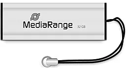 Флешка MediaRange 32 GB Slide USB 3.0 Silver (MR916)