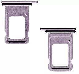 Держатель (лоток) Сим карты Apple iPhone 11 Dual Sim Purple