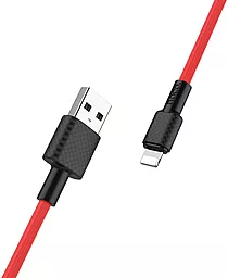 Кабель Hoco X29 Superior Style USB-A - Lightning 10w 1м cable Red - мініатюра 2