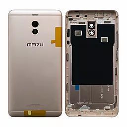 Задняя крышка корпуса Meizu M6 Note со стеклом камеры Original Gold