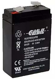 Акумуляторна батарея Casil 6V 2.8Ah (CA628) - мініатюра 2