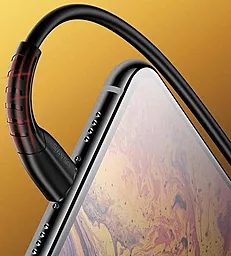 Универсальный кабель Usams U35 3-in-1 USB-A to Type-C/Lightning/micro USB 12w 2.4a 1м cable Black - миниатюра 5 Универсальный кабель Usams U35 3-in-1 USB-A to Type-C/Lightning/micro USB 12w 2.4a 1м cable Black - миниатюра 5