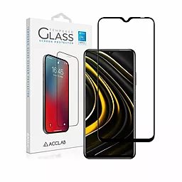 Защитное стекло ACCLAB Full Glue Xiaomi Poco M3 Black (1283126511066)