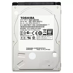 Жесткий диск для ноутбука Toshiba 500 GB 2.5 (MQ01ABD050)