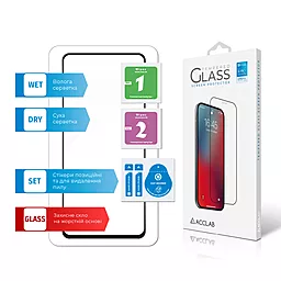 Защитное стекло ACCLAB Full Glue для Xiaomi Mi 11T Pro Черный - миниатюра 6