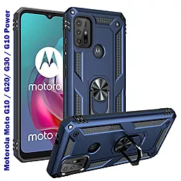 Чохол BeCover Military для Motorola Moto G10, Moto G20, Moto G30, Moto G10 Power Blue (707106)