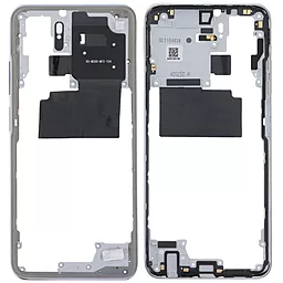 Рамка корпусу Xiaomi Poco M5s White - фото Рамка корпусу Xiaomi Poco M5s White