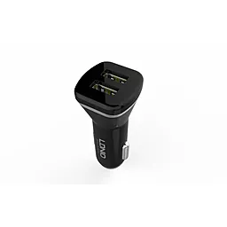 Автомобільний зарядний пристрій LDNio 2USB Car charger + micro USB Cable Black (DL-DC2 19) - мініатюра 5