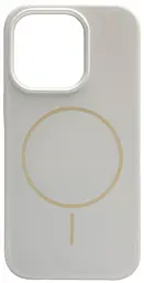 Чехол Silicone Case Full Fine Ring MagSafe для Apple iPhone 16 Pro White