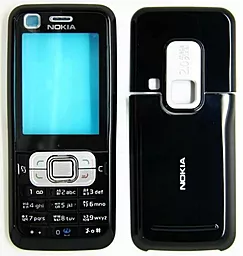 Корпус для Nokia 6120c з клавіатурою, передня та задня панель Black