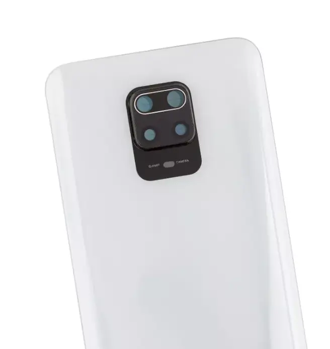 Задняя крышка корпуса Xiaomi Redmi Note 9S 64MP со стеклом камеры Glacier White - фото 3